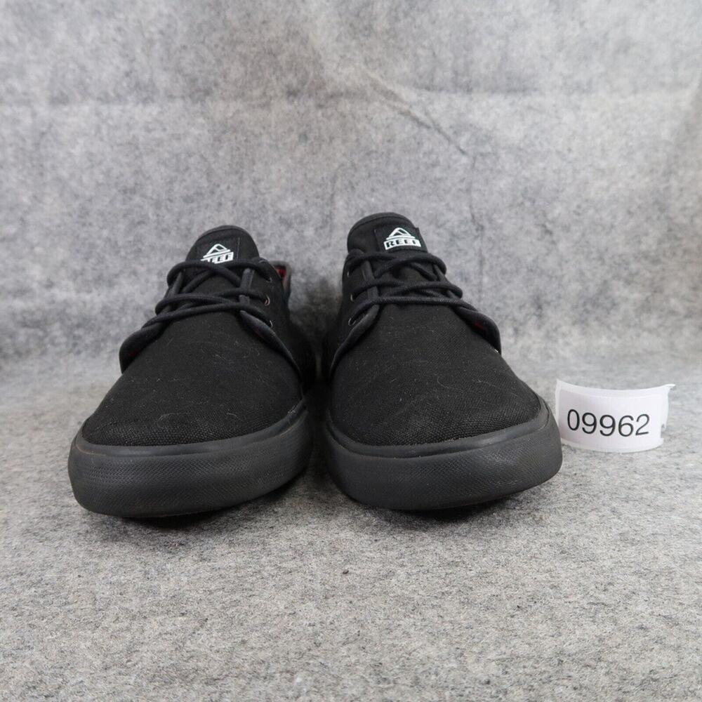 Reef Shoes Mens 12 Sneakers Casual Canvas Black Lace Up Landis 2 Lifestyle Beach - Picture 3 of 14